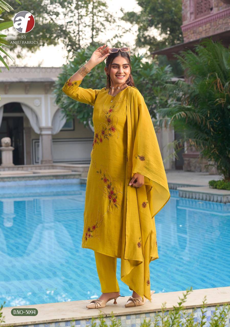 Anju fabrics patterns vol 4 Wholesale kurti market in Delhi